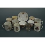 Sundry Royal commemorative cups etc. including The Royal Family Coronation Souvenir May 12, 1937,