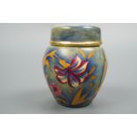 A small Moorcroft lidded jar, 5 cm high