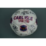 A signed Carlisle United 1998 - 99 season football