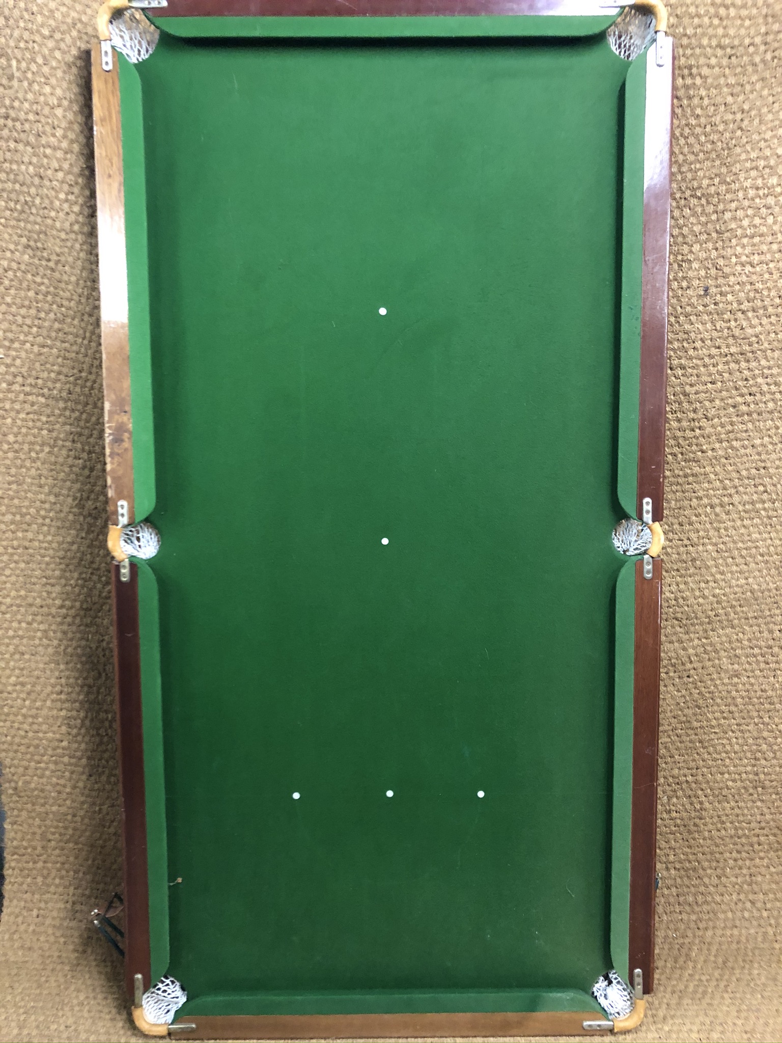 An Power Glide Embassy World Champion 6' snooker table with cues etc.