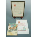 Dorothy Newsome [later Newsome-Glenn] (1900-1980), Two illuminated religious texts, each illustrated
