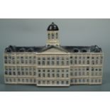 A KLM Royal Palace Amsterdam miniature bols decanter