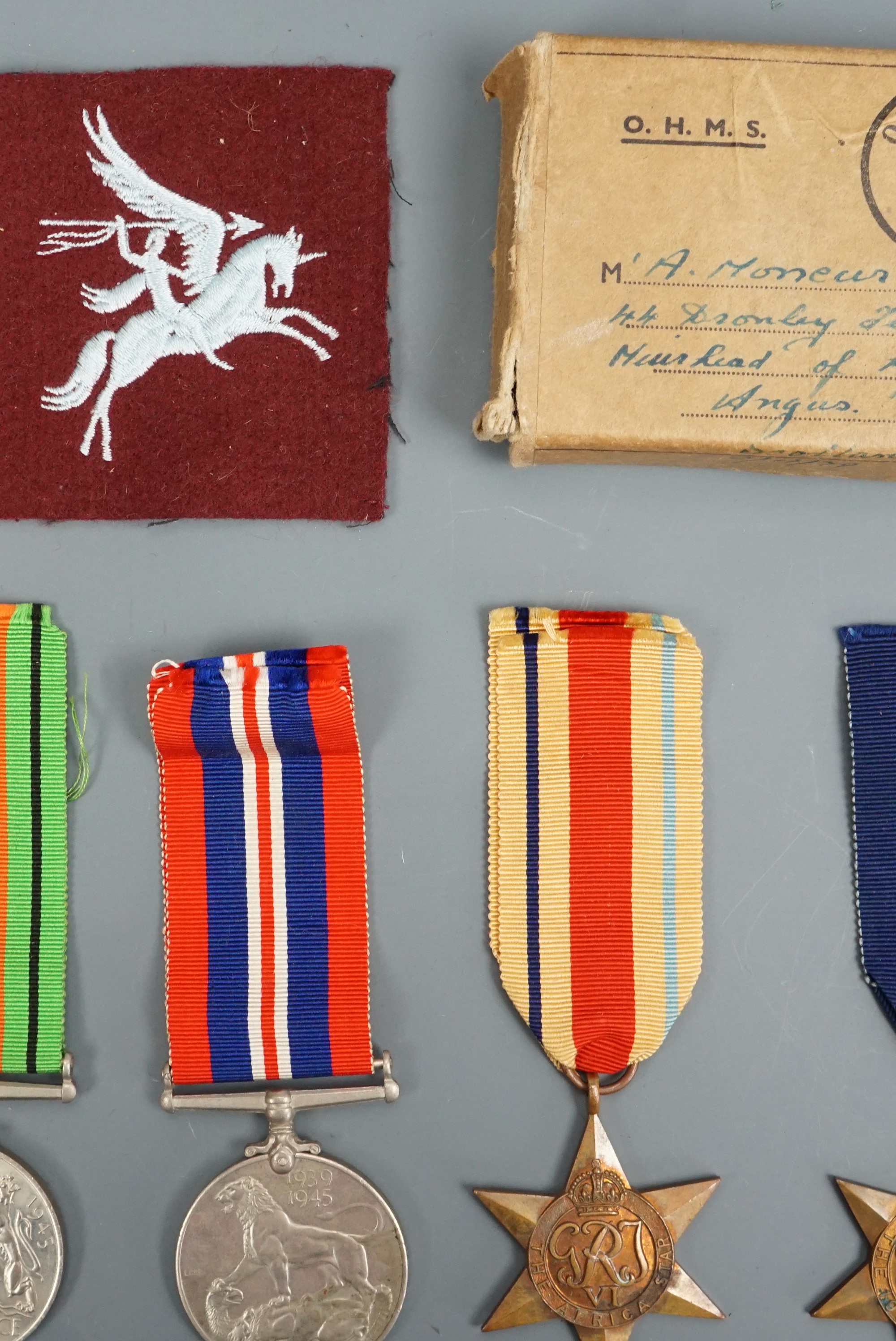 A Second World War Glider Pilot Regiment group, that of Sgt A D Moncur, comprising campaign medals - Image 3 of 4