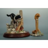 Border Fine Art figurines: Bob, JH59, and Pole Cat, C5