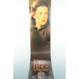 A Lord Of The Rings - The Fellowship of the Ring double-sided cinema foyer banner / poster depicting