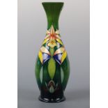 A Moorcroft vase, M C C, 2009, 21 cm high