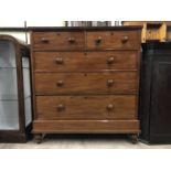 A fine and large Victorian mahogany chest of drawers, 120 cm x 57 cm x 130 cm