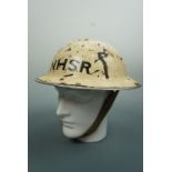 A 1941 dated Civil Defense NHS Reserve steel helmet