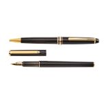 Lote de bolígrafo y pluma Montblanc colecciones "Meisterstück" y "Noblesse", c.1970-1980.