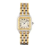 Reloj Cartier "Panthère 3 Row Mediun Size" unisex en acero y oro. Mecanismo de quartz.