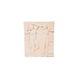 Rafael Solanic. Desnudos femeninos. Relieve en terracota.