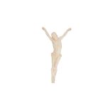 Escuela francesa, s.XIX. Cristo crucificado. Escultura en marfil tallado.