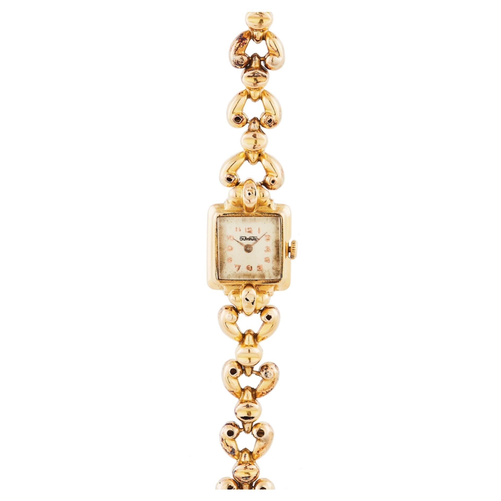 Reloj Duward de pulsera para señora en oro, c.1930.