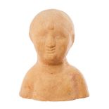 Busto de niño. Escultura romana en terracota, s.II-III d.C.