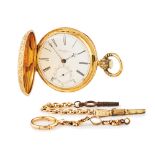 Reloj de bolsillo saboneta James Stoddart en oro. Londres, fles. del s.XIX.