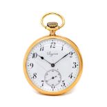 Reloj de bolsillo lepine Longines en oro, ppios. del s.XX.