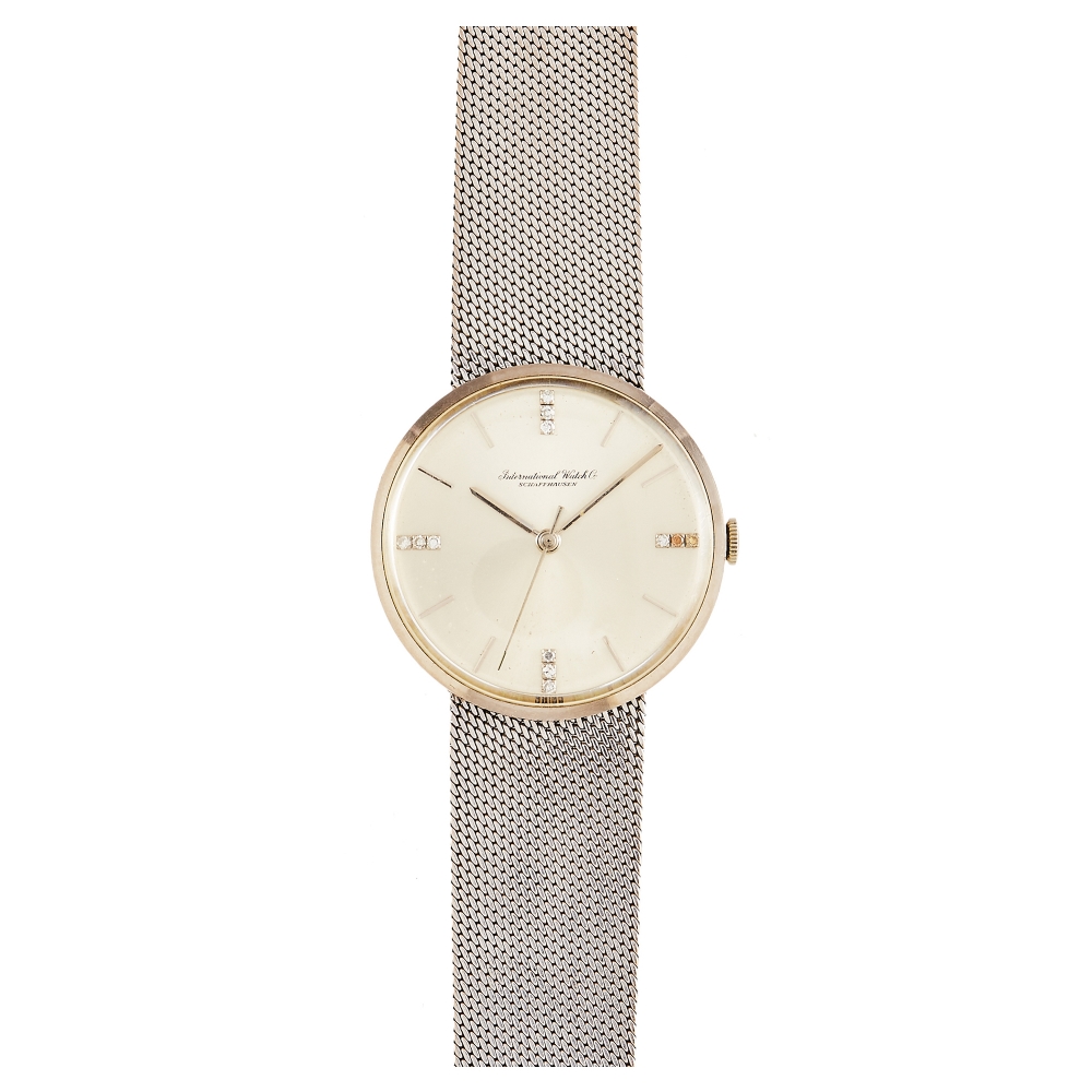 Reloj International Watch & C. para caballero en oro blanco.
