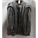 Black leather jacket by County Coats, London