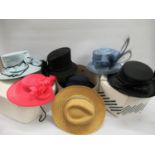 Quantity of various ladies hats, in cartons