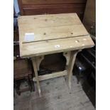 19th Century stripped pine lectern