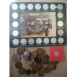 Small quantity of World coinage, together with a Shell ' Historic Car ' coin collection
