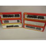 Group of six Hornby 00 gauge model locomotives, GWR 4-6-0 King Class ' King Stephen ' (R2233), BR
