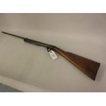 Early 20th Century Jelly .177 air rifle with walnut stock