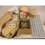 Large quantity of miscellaneous loose stamps including many Penny Reds, together with a complete