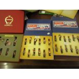 Boxed set of twelve Ducal cast and painted figures, ' Royal Inniskilling Fusiliers ', together