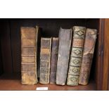 Miscellaneous 18th Century books to include: early Shakespeare, ' Wars of Julius Caesar ' etc