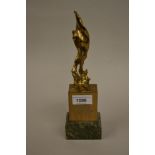 T. Easton, Limited Edition gilt bronze abstract figural sculpture No. 6 from an Edition of 9,