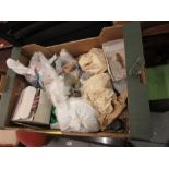 Box containing a large quantity of fossils and mineral samples etc, many identified by type and