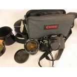 Canon F1 SLR camera with 19mm 1 3.5 lens Very good condition as shown in photos