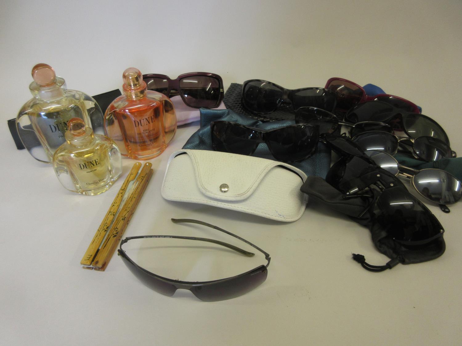 Quantity of various ladies sunglasses including Ralph Lauren, together with three Christian Dior