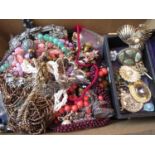 Large quantity of miscellaneous costume jewellery