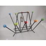 Mid 20th Century Charles and Ray Eames Sputnik magazine rack