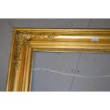 Pair of good quality 19th Century rectangular gilt picture frames with shell and acanthus moulded