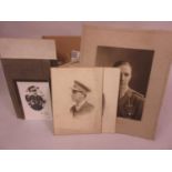 Box containing various 19th and 20th Century photographs including military and R.A.F. personnel,