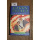 Hardback First Edition of ' Harry Potter and the Half Blood Prince ' with printing error on page