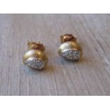 Marco Bicego, pair of 18ct gold diamond ear studs