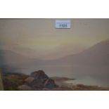 George Drummond Fish, pair of watercolours, Irish landscapes at Killery and Leenane, signed, 9.