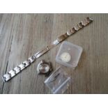 Ladies stainless steel Rolex Oyster wristwatch (for restoration - one stem missing) The watch is