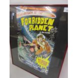 Group of three framed theatre posters, ' Return to the Forbidden Planet ' by Bob Carleton, bearing