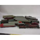 Three boxes containing a large collection of Triang Hornby 00 gauge railway train sets including