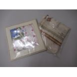 Nina Ricci, Paris, silk printed scarf in original packaging and another French silk ladies scarf