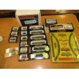 Quantity of ' N ' gauge model railway, mainly in original boxes by Graham Farish and others,