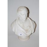 Copeland Parian bust of Prince Albert, 11.25ins high