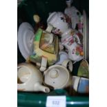 Box containing a quantity of Royal Doulton Seriesware teapots, jugs and dishes, together with a