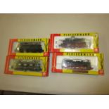 Fleischmann, group of four HO gauge boxed railway locomotives, numbered 4160, 4146, 4372 and 4370