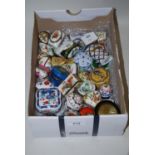 Collection of Del Prado porcelain boxes